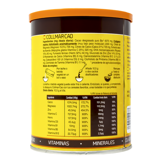 Collmar Cacao 300g | Marint Kollagen + Organisk Kakao | Drasanvi