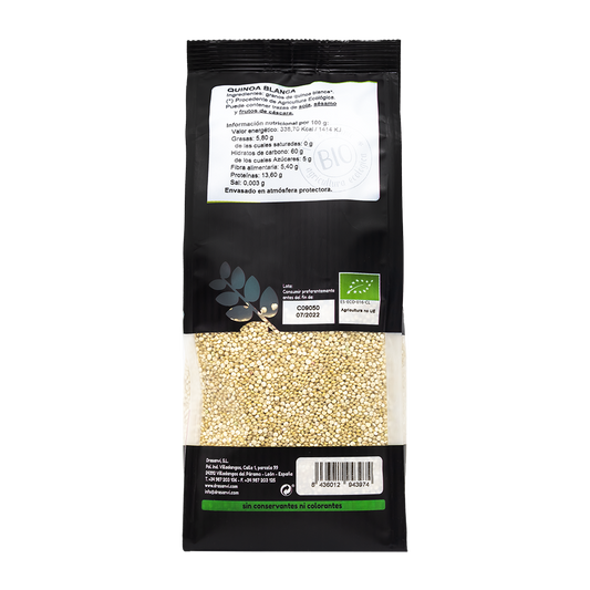 Quinoa Hvite Frø Økologisk 400g | Boliviansk frø | Protein | Ecosana