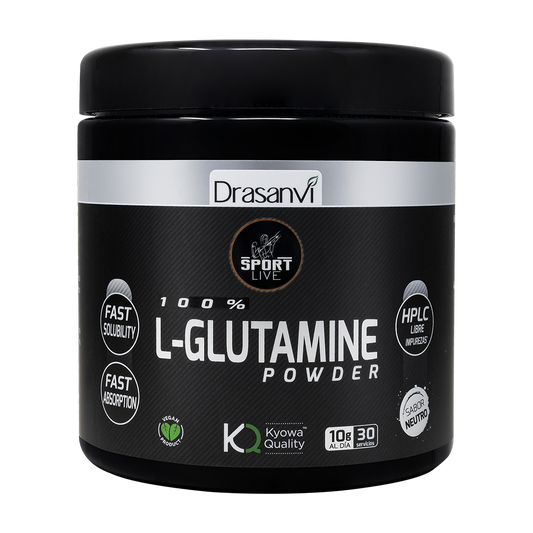 L-Glutamina Nøytral 300g | Aminosyrer + Kyowa Kvalitet | Drasanvi