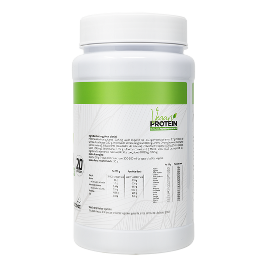 Vegansk Protein Brownie 600g | Planteprotein | Uten Gluten | Drasanvi