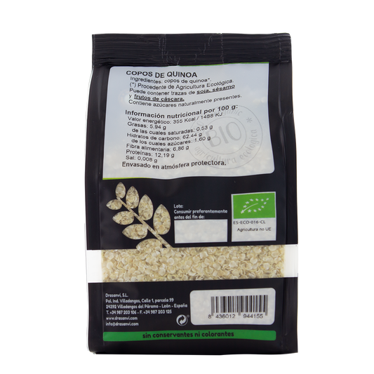 Quinoa Hvite Flak Økologisk 200g | Boliviansk flak | Protein | Ecosana