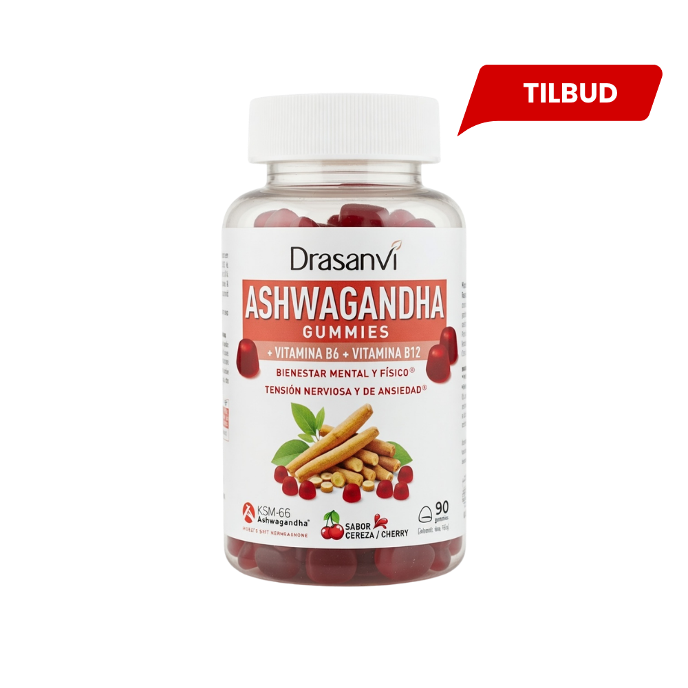 Ashwagandha KSM-66 | 60 Gugleminbiller | Emosjonell Balanse | Drasanvi