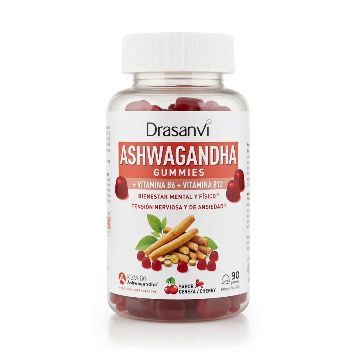 Ashwaganda + Vitamin B6 & B12  90 Piller